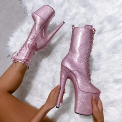Hella Heels The Glitterati 8inch Boots - Sugarbaby -Pole Dance Clothing & Shoes Shop glitter 4 b5fbf627 345f 4188 8128 cf87a47809cb