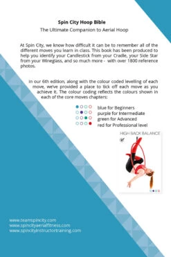 Spin City The Ultimate Hoop Bible (6th Edition) -Pole Dance Clothing & Shoes Shop hb6