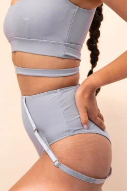 Lunalae Kehlani High Waist Bottoms - Recycled Grey -Pole Dance Clothing & Shoes Shop k7 811f0b9d b008 4f1b b5c9 53994f268346