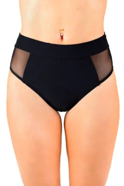 Dragonfly Molly Shorts - Black Mesh -Pole Dance Clothing & Shoes Shop msb