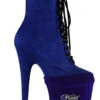 Pleaser USA Shoe Protectors - Royal Blue Velvet