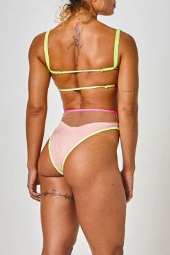 Rolling Vento Neon Reversible Top - Blue/Rosé -Pole Dance Clothing & Shoes Shop qRollingBrand Lookbook 06 05 21 271087 1