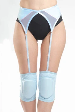 Queen Garter Belt - Sweet Blue 10 Queen Garter Belt - Sweet Blue -Pole Dance Clothing & Shoes Shop queen 3e 1