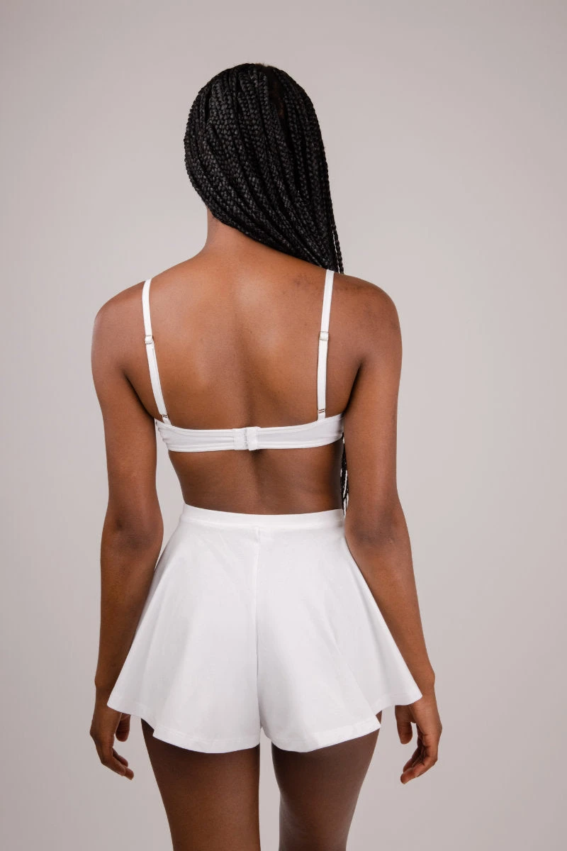 FANNA Wave Shorts - White 2 FANNA Wave Shorts - White - Image 2