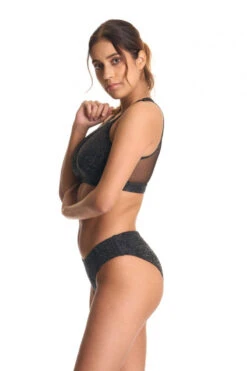 Bandurska Selfie Worthy Bottoms - Shimmery Black -Pole Dance Clothing & Shoes Shop selfie worthy set4