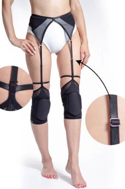 Queen Garter Belt - Sweet Black -Pole Dance Clothing & Shoes Shop sweetblack3