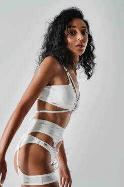 Flole Oriana Shorts And Garter Belt - White 6 Flole Oriana Shorts And Garter Belt - White -Pole Dance Clothing & Shoes Shop white polewear orianaset 3 1176x1800 86a8e0c6 a928 406c 96b3 b5e79cc0c732